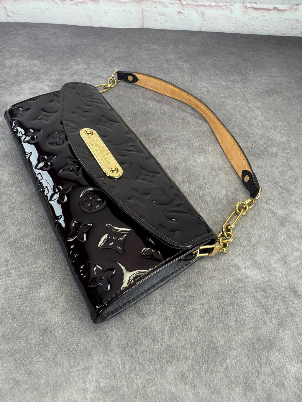 Louis Vuitton Vernis Amarante Sunset Shoulder Bag