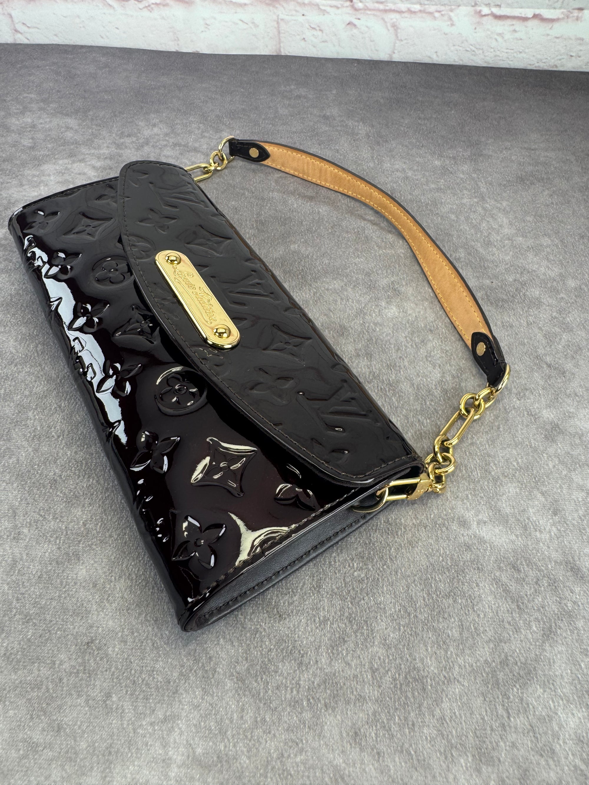 Louis Vuitton Vernis Amarante Sunset Shoulder Bag