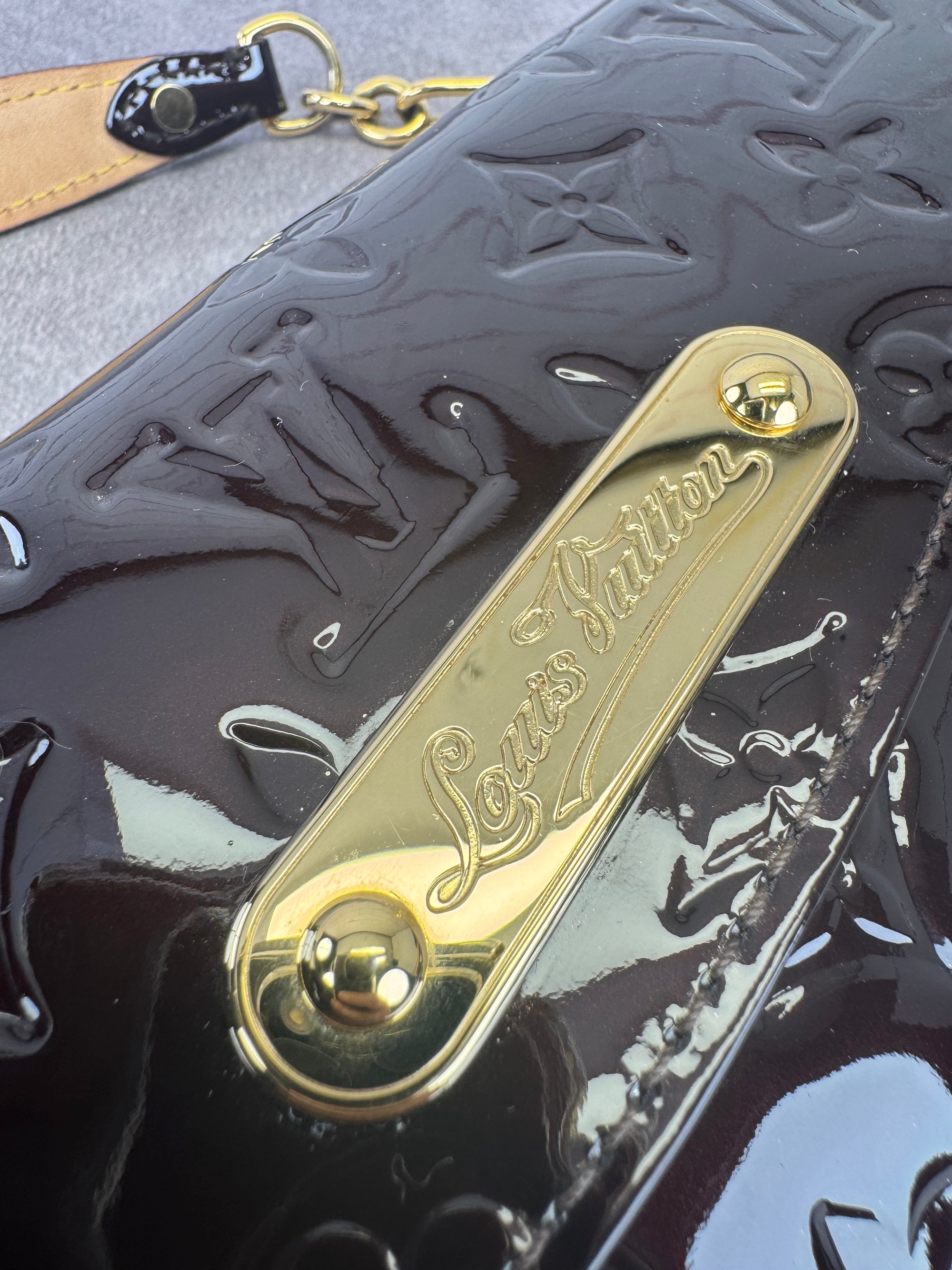 Louis Vuitton Vernis Amarante Sunset Shoulder Bag