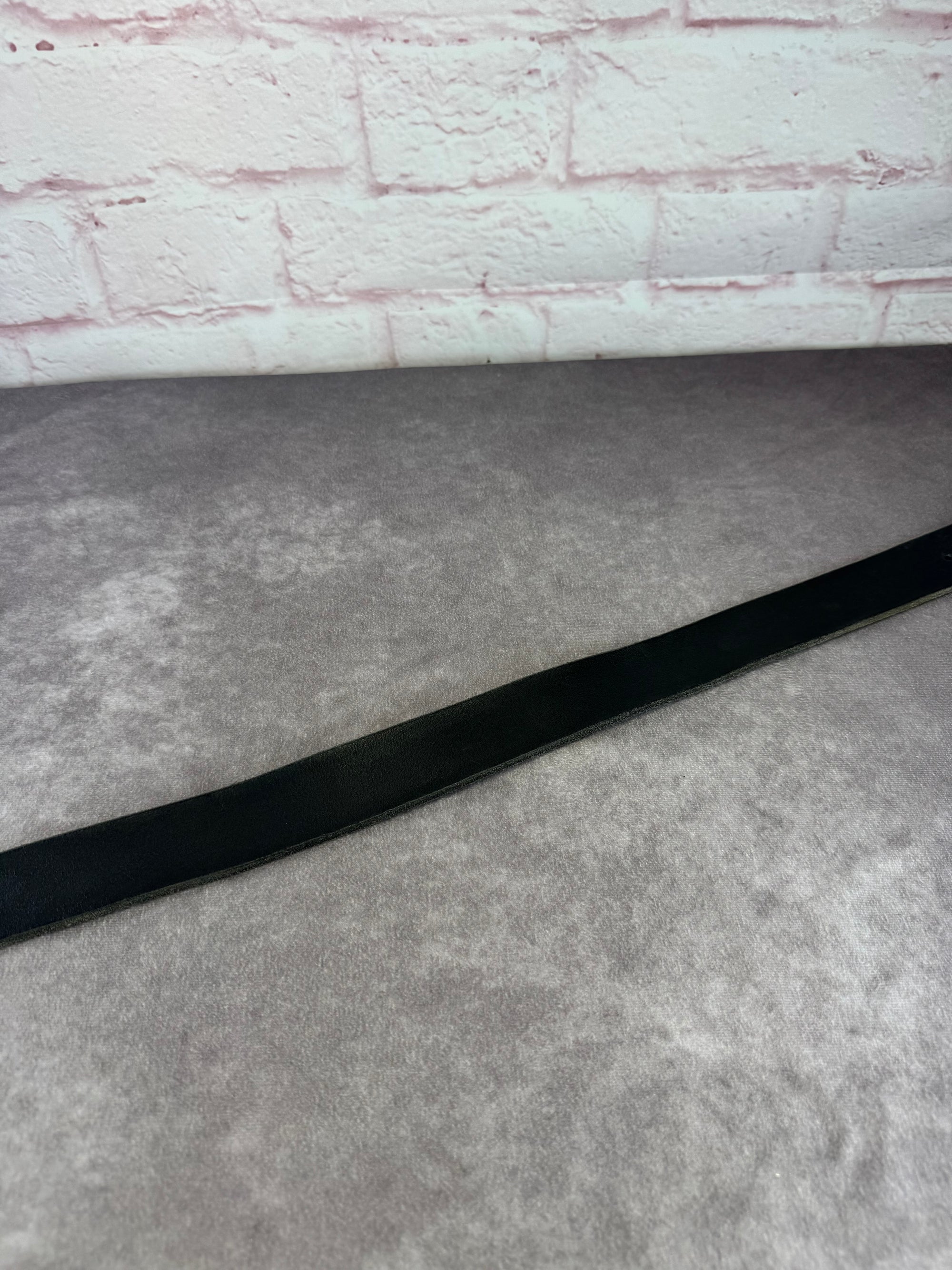 Gucci Wide Double GG Marmont Distressed Belt 85/34