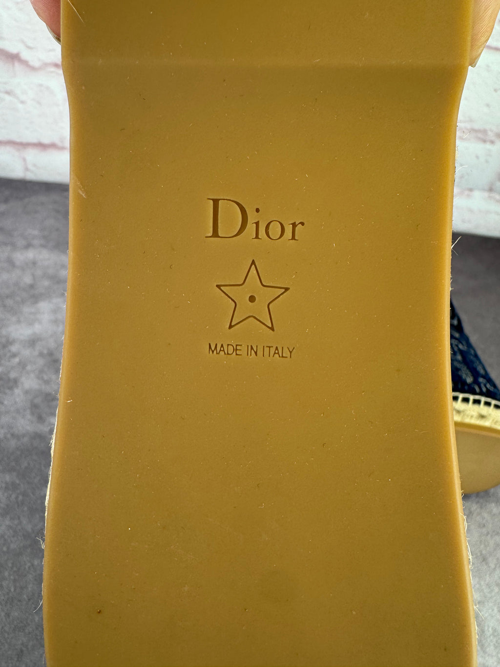 Christian Dior Velvet Oblique Granville Espadrille Boots 38.5