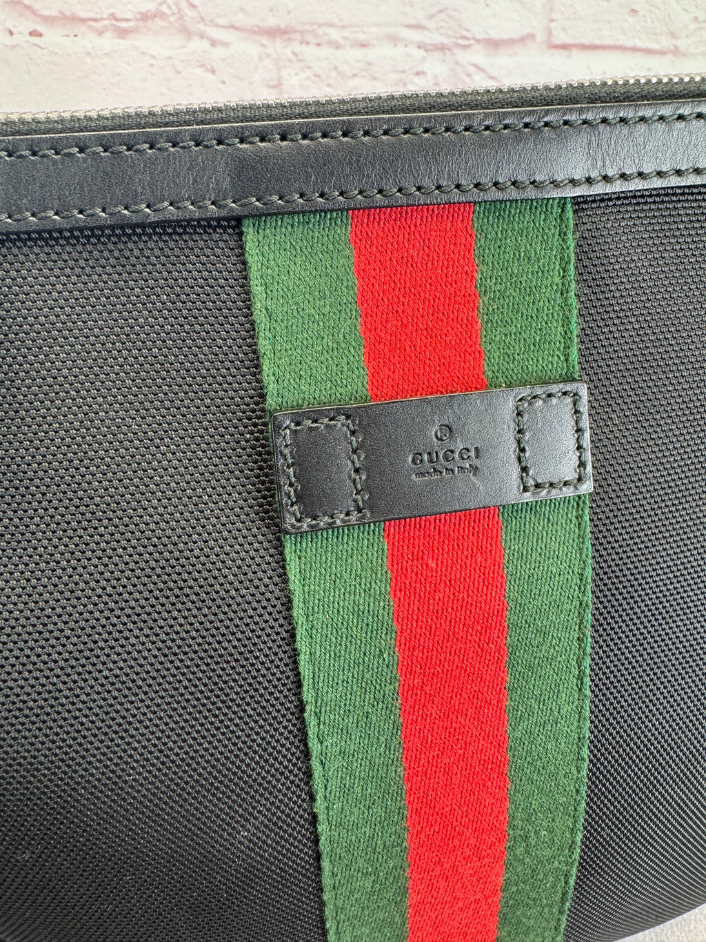 Gucci Sherry Line Techno Canvas Web Messenger Unisex Bag