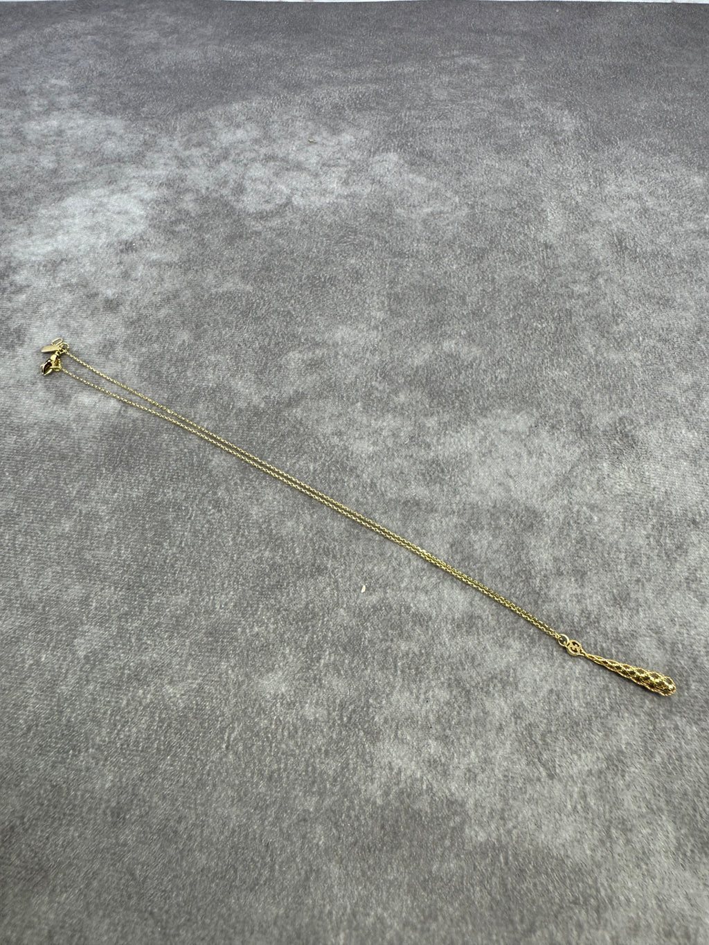 Gucci Diamantissima 18k Yellow Gold Pendant Necklace