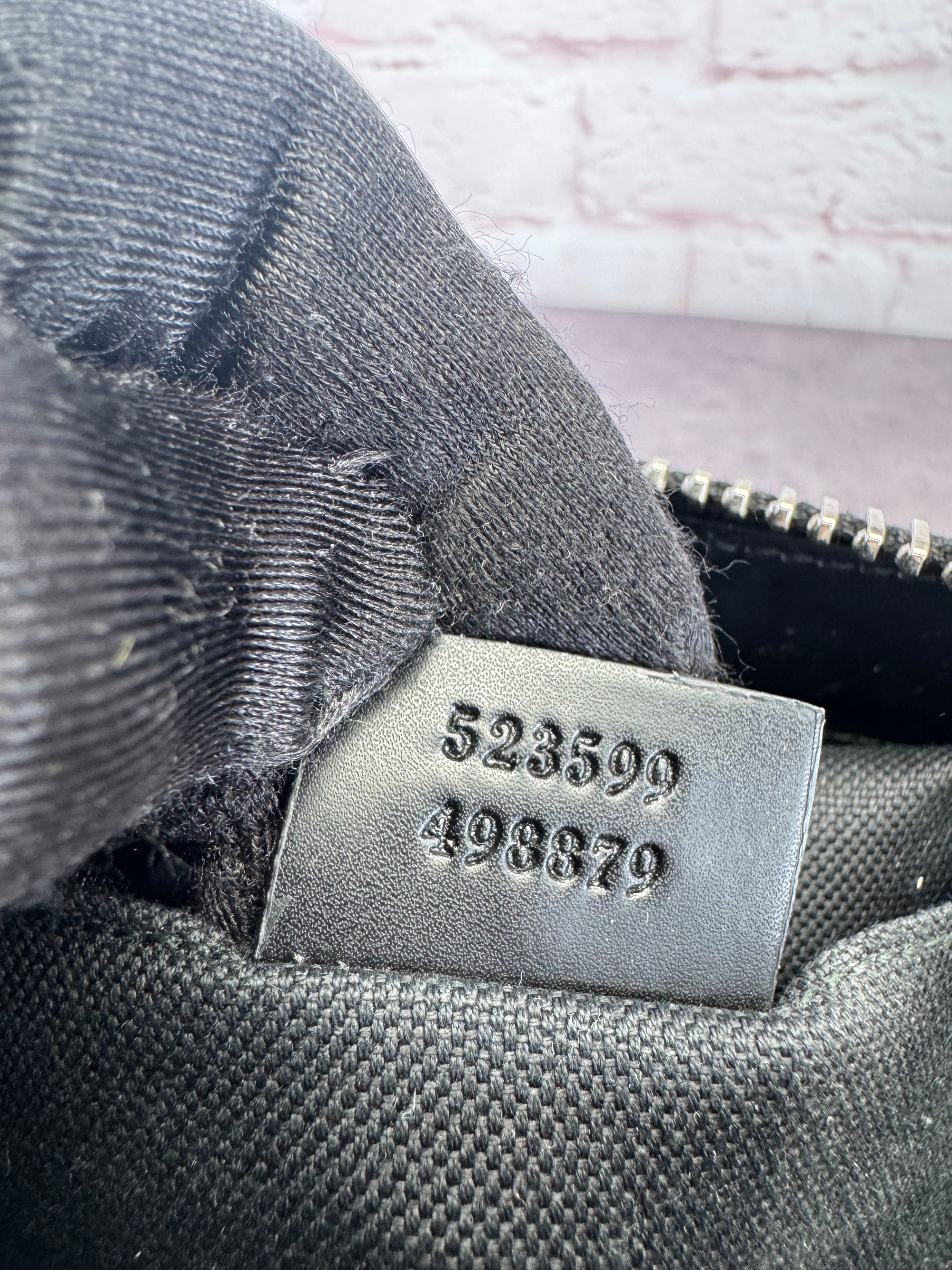 Gucci Supreme GG Canvas Black Messenger Bag