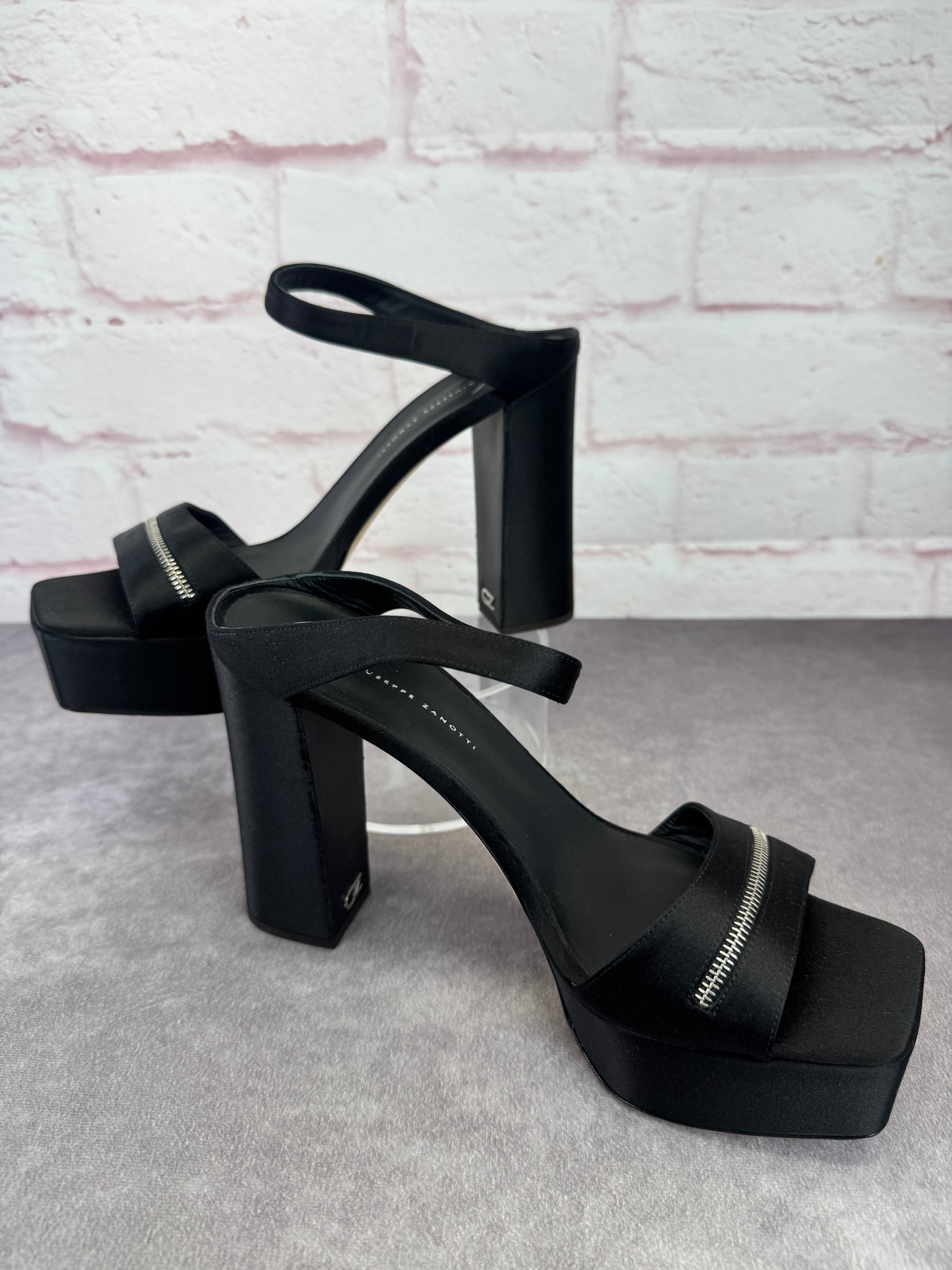 Giuseppe Zanotti Tytania Black Platform Heels 42