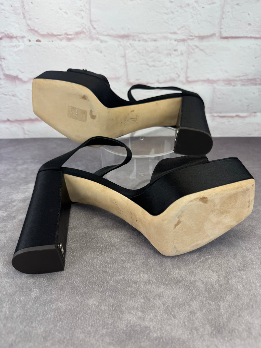 Giuseppe Zanotti Tytania Black Platform Heels 42