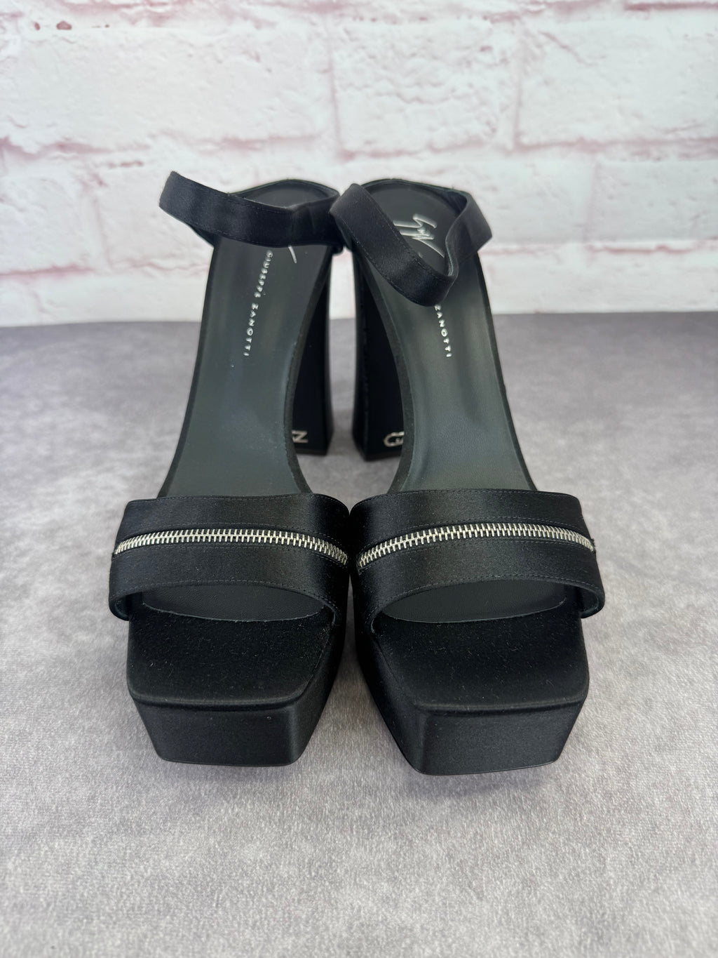 Giuseppe Zanotti Tytania Black Platform Heels 42