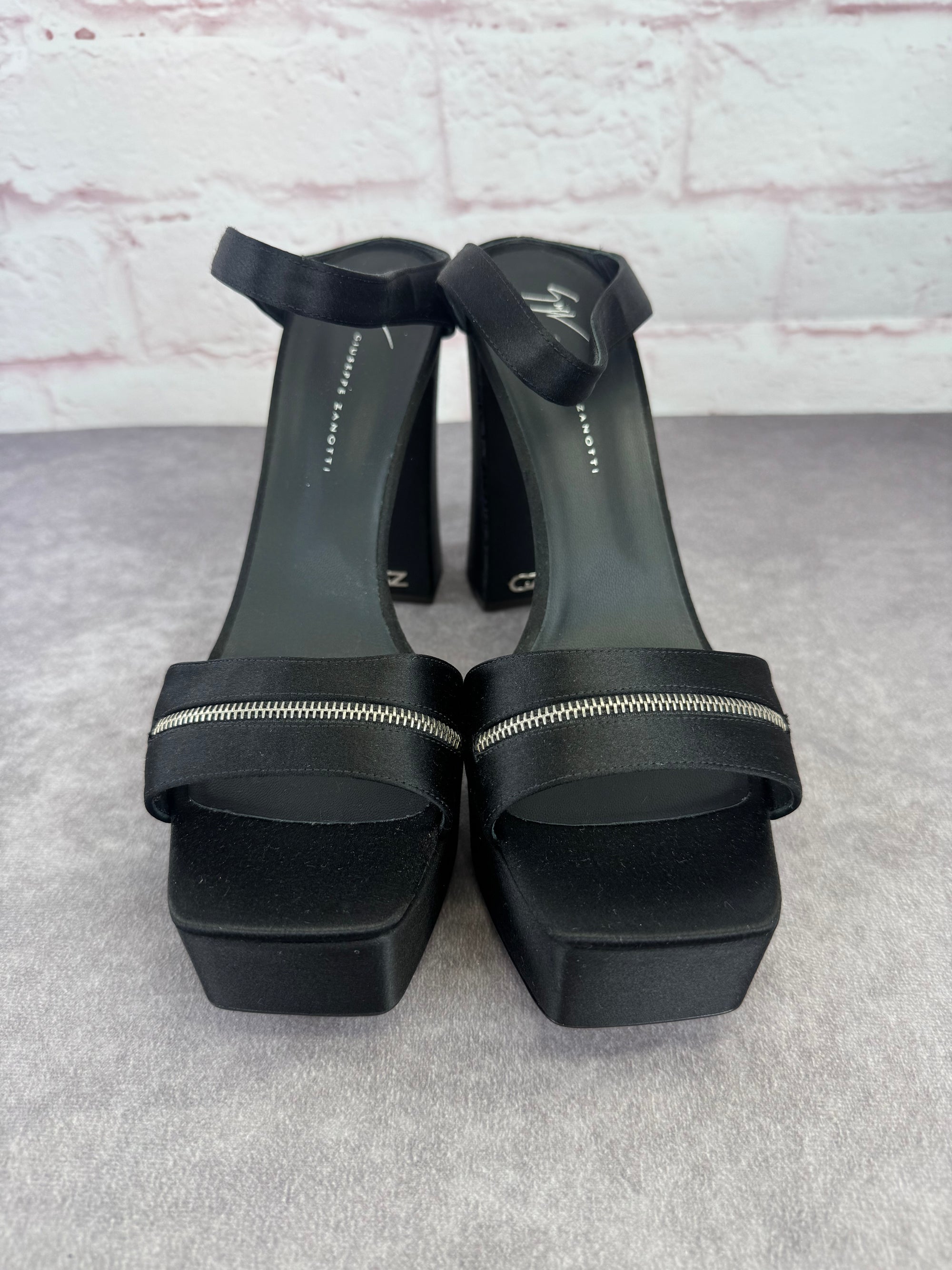 Giuseppe Zanotti Tytania Black Platform Heels 42