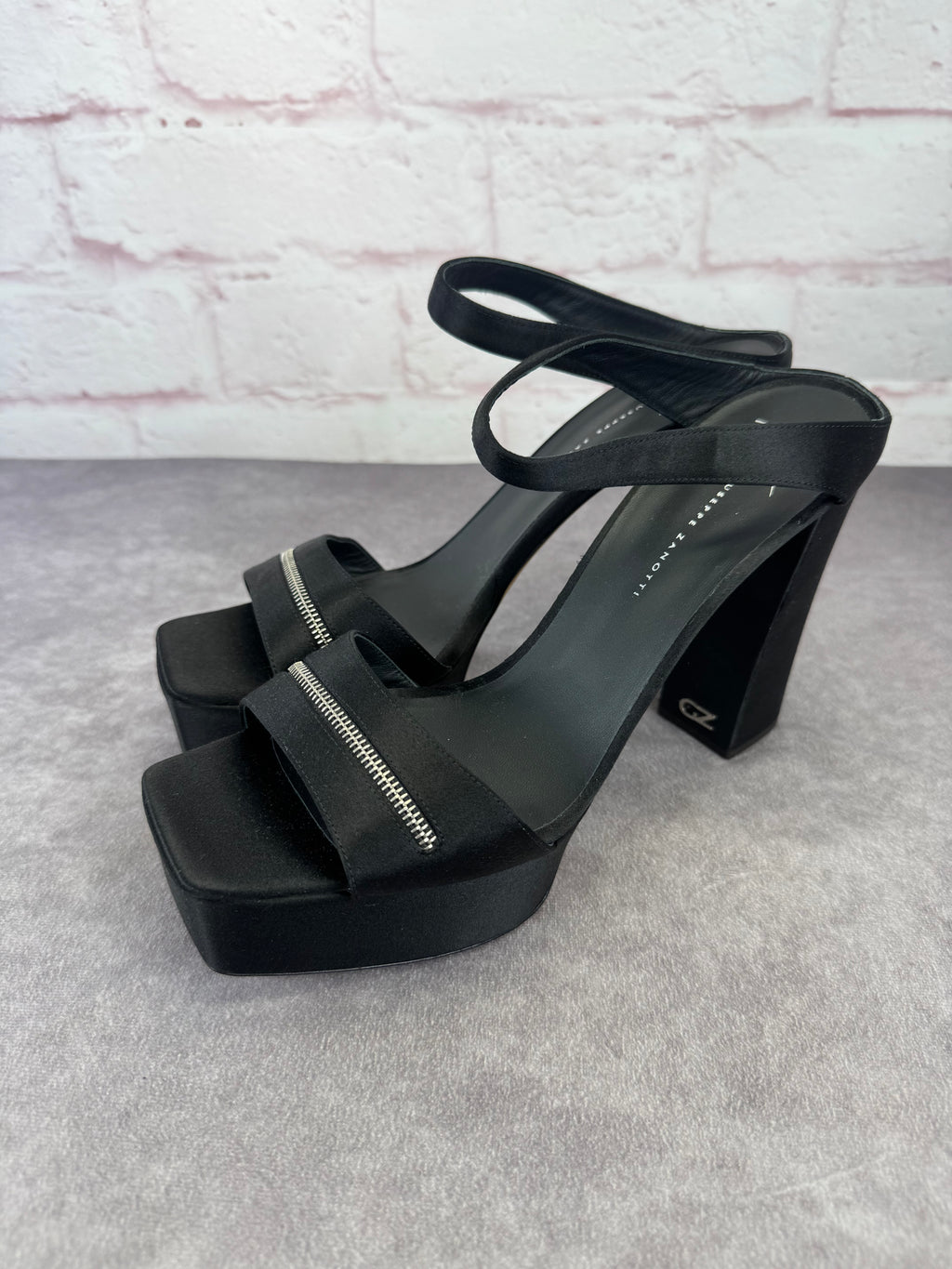 Giuseppe Zanotti Tytania Black Platform Heels 42