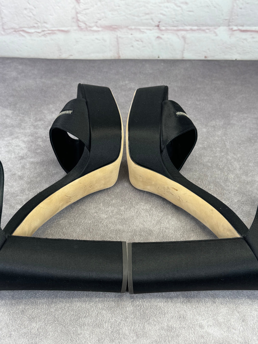 Giuseppe Zanotti Tytania Black Platform Heels 42