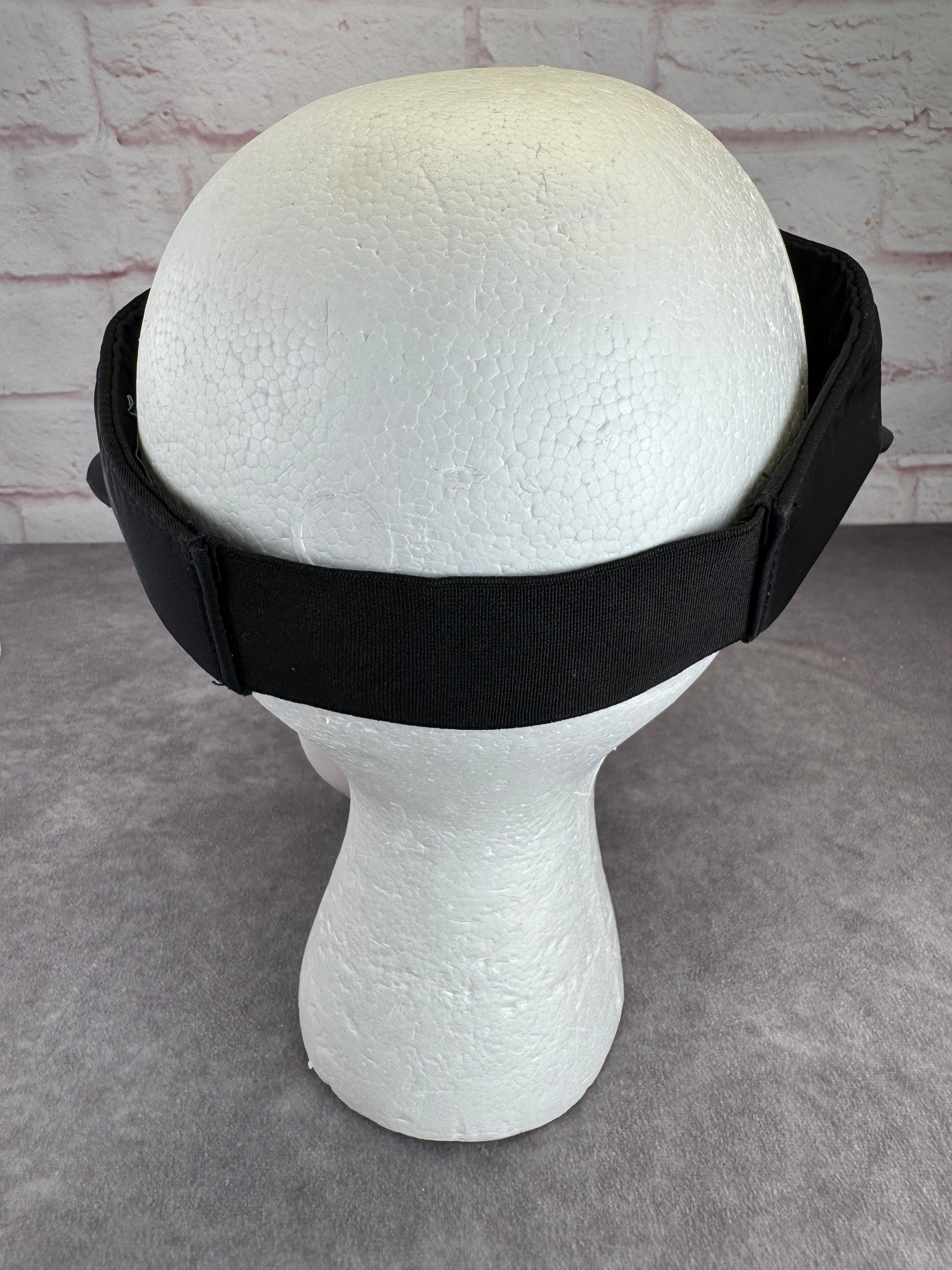 Prada Triango Metal Triangle Loops Womens Visor Medium