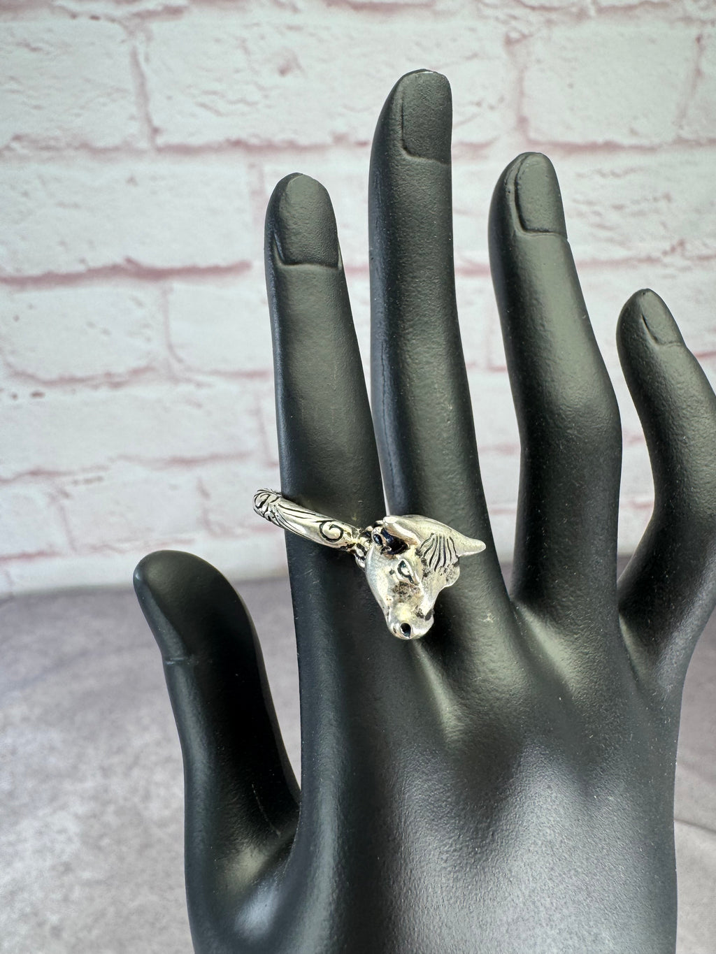 Gucci Anger Forest 925 Silver Bull Ring