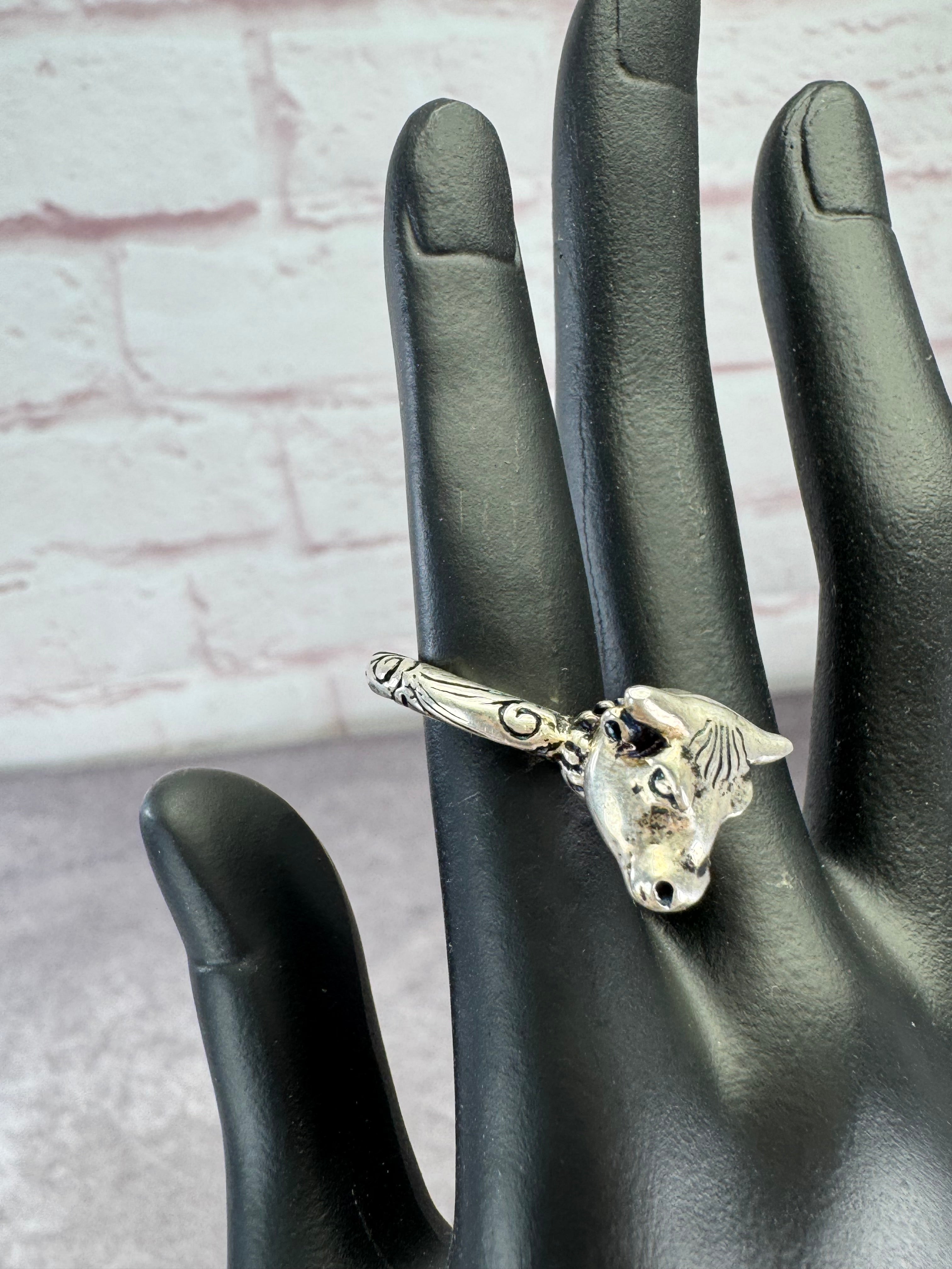 Gucci Anger Forest 925 Silver Bull Ring – Bagabee
