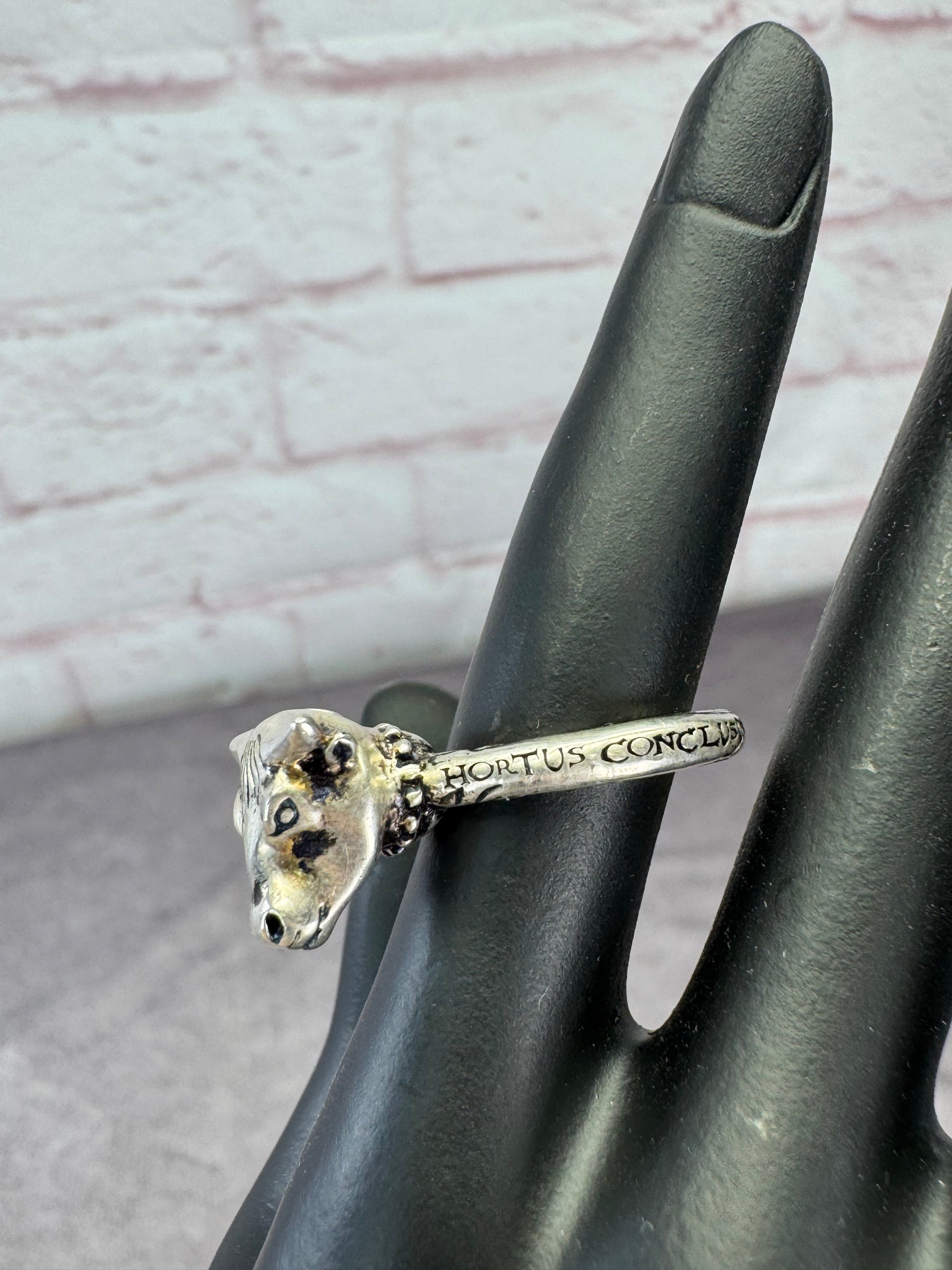 Gucci Anger Forest 925 Silver Bull Ring