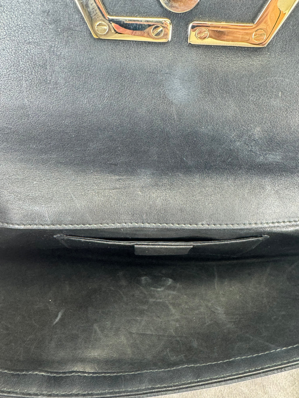 Gucci Tom Ford Large Satin Clutch Black