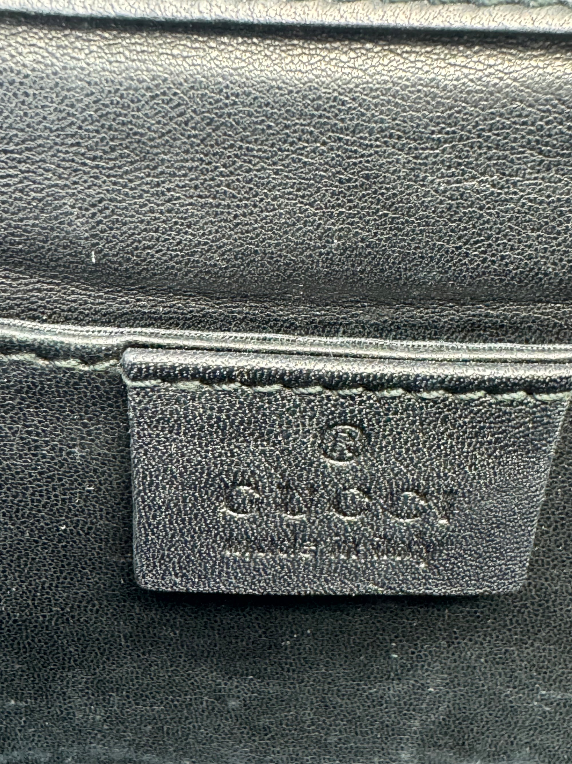 Gucci Tom Ford Large Satin Clutch Black