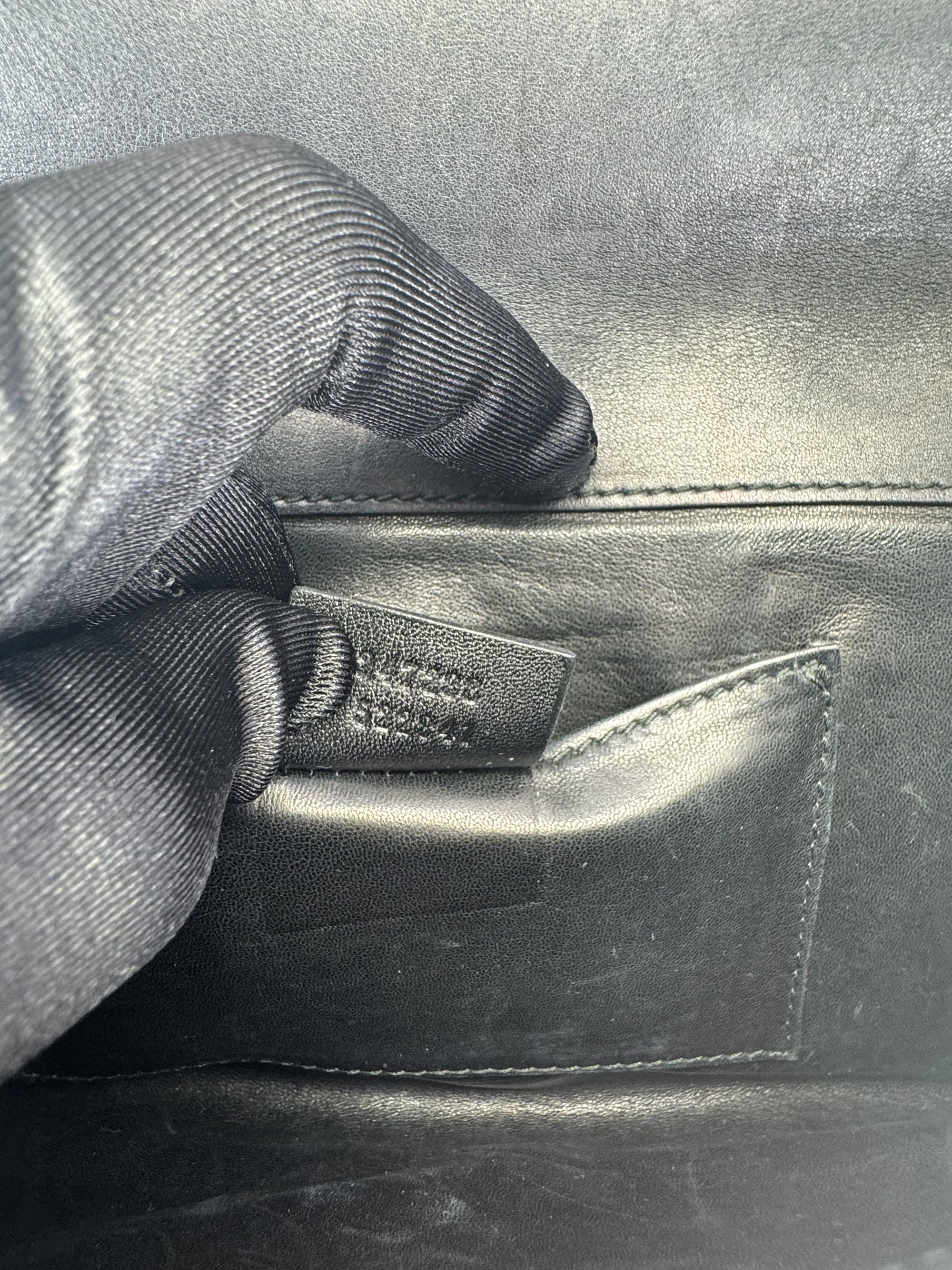 Gucci Tom Ford Large Satin Clutch Black