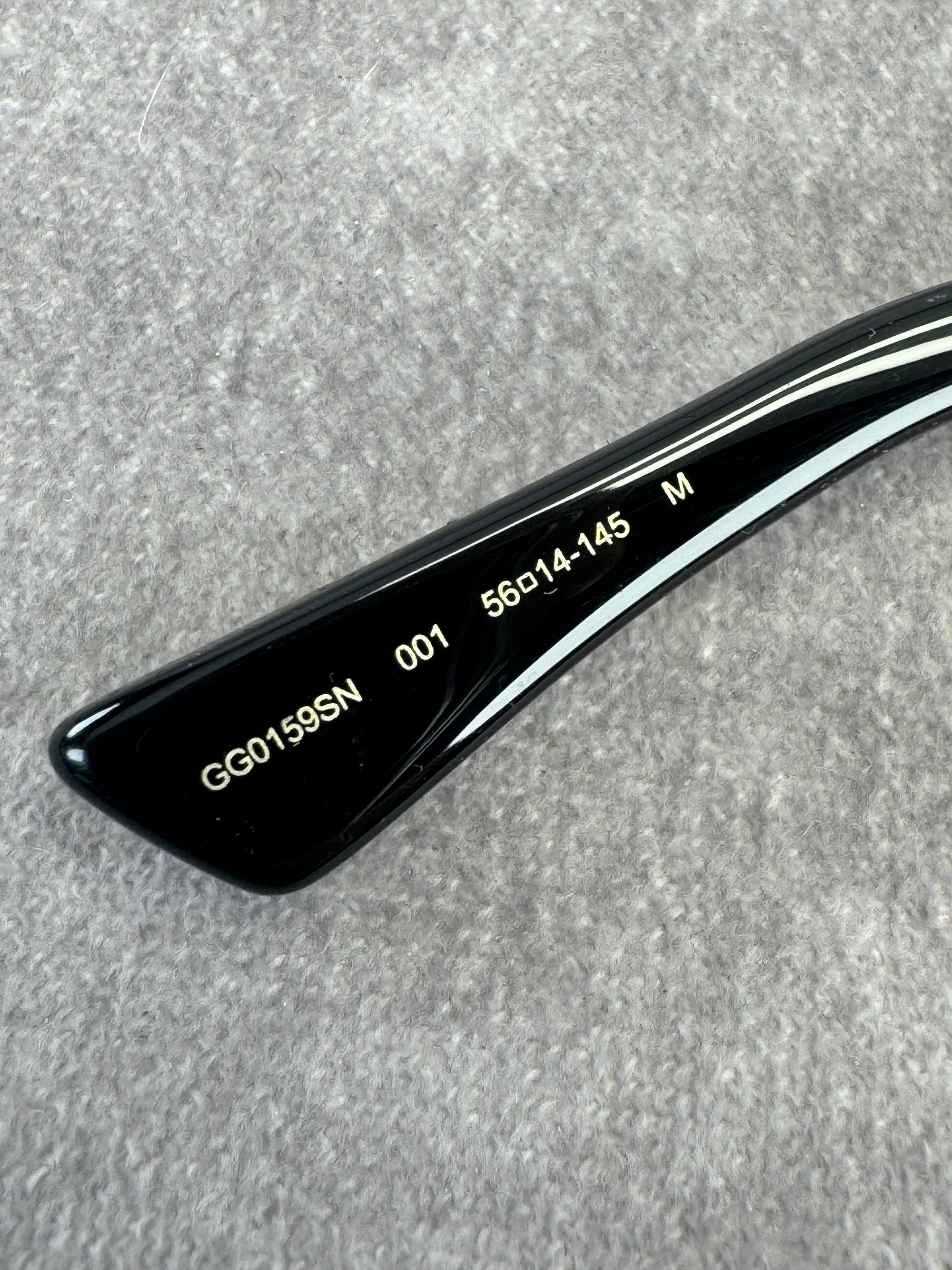 Gucci NWT Black GG0159SN 56mm Sunglasses