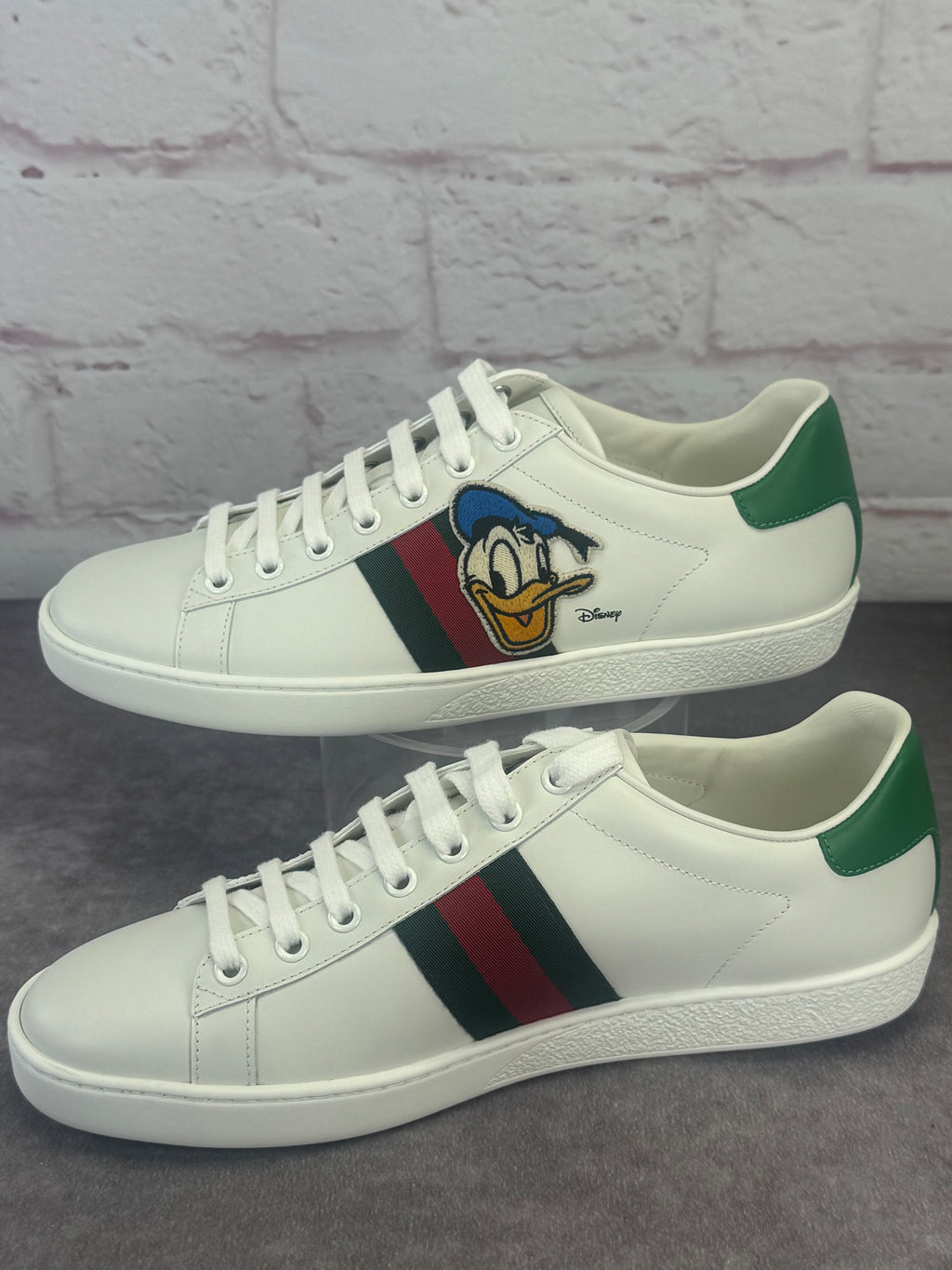 Gucci x Disney NIB Donald Duck Ace Web Low Top Sneakers