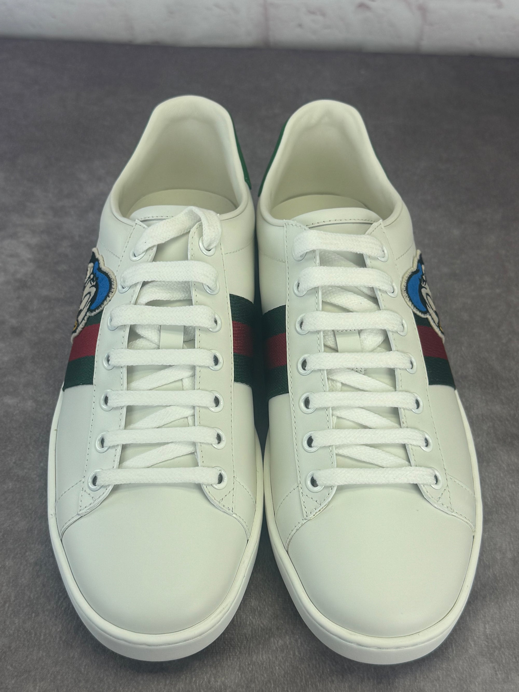 Gucci x Disney NIB Donald Duck Ace Web Low Top Sneakers