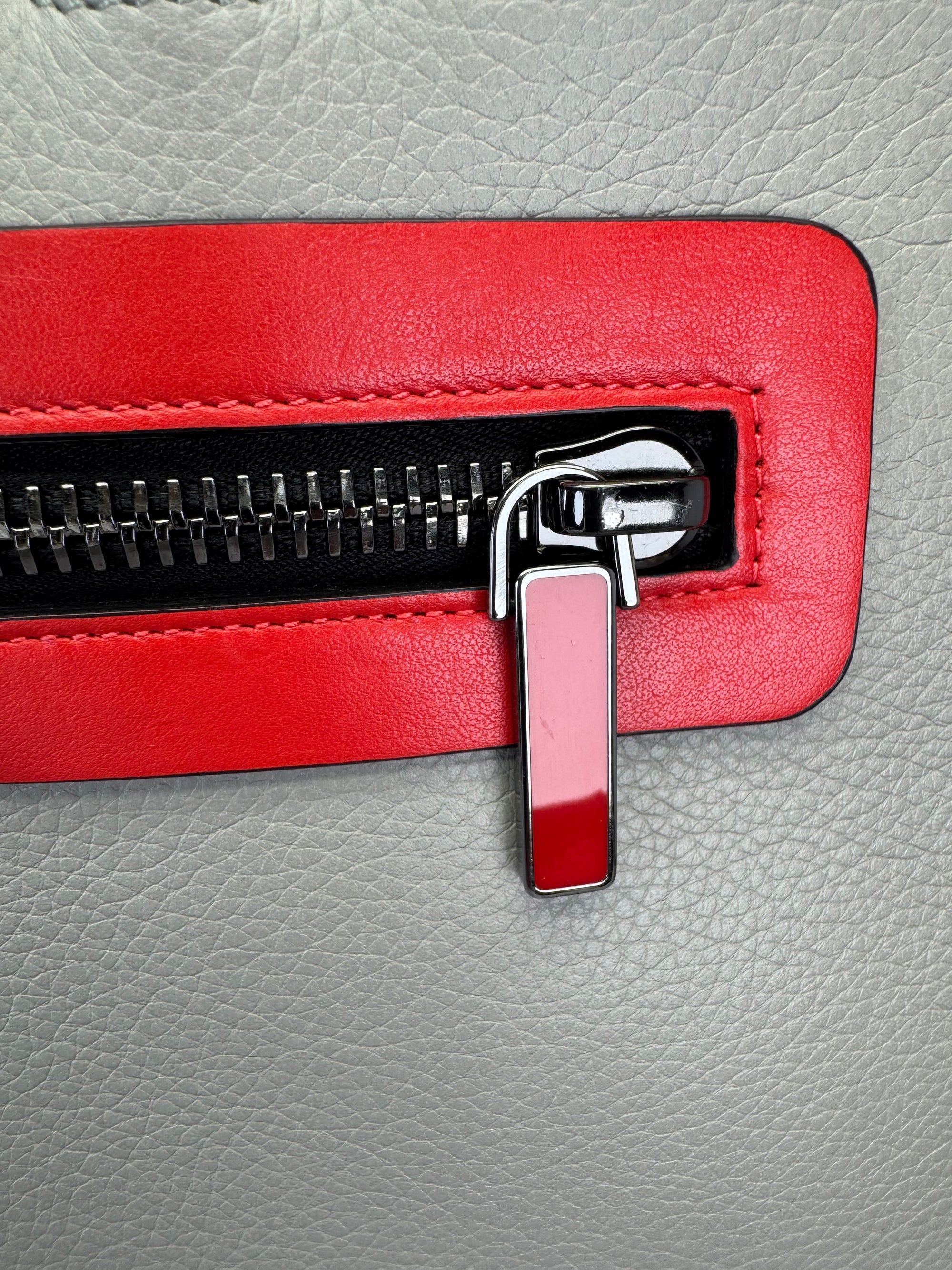 Christian Louboutin Trictrac Portfolio Leather Stud Spike Bag