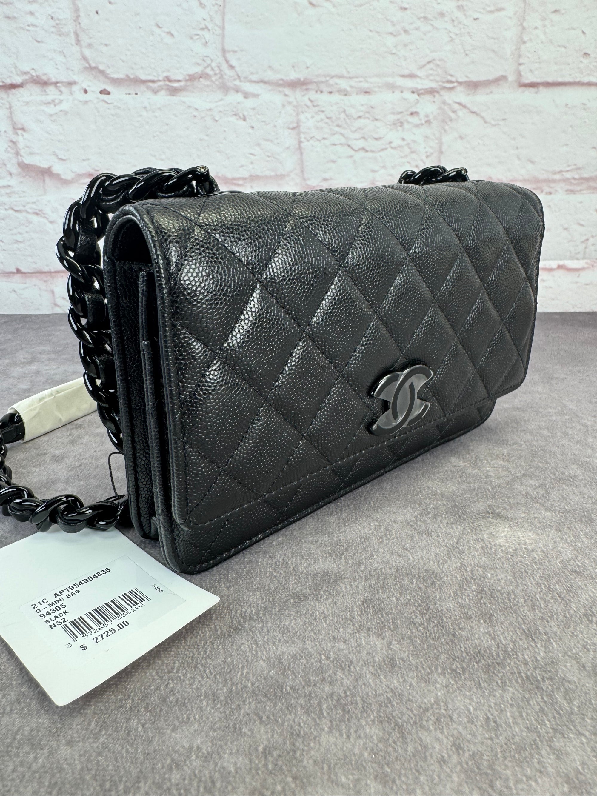 Chanel NEW Caviar My Everything Wallet on a Chain