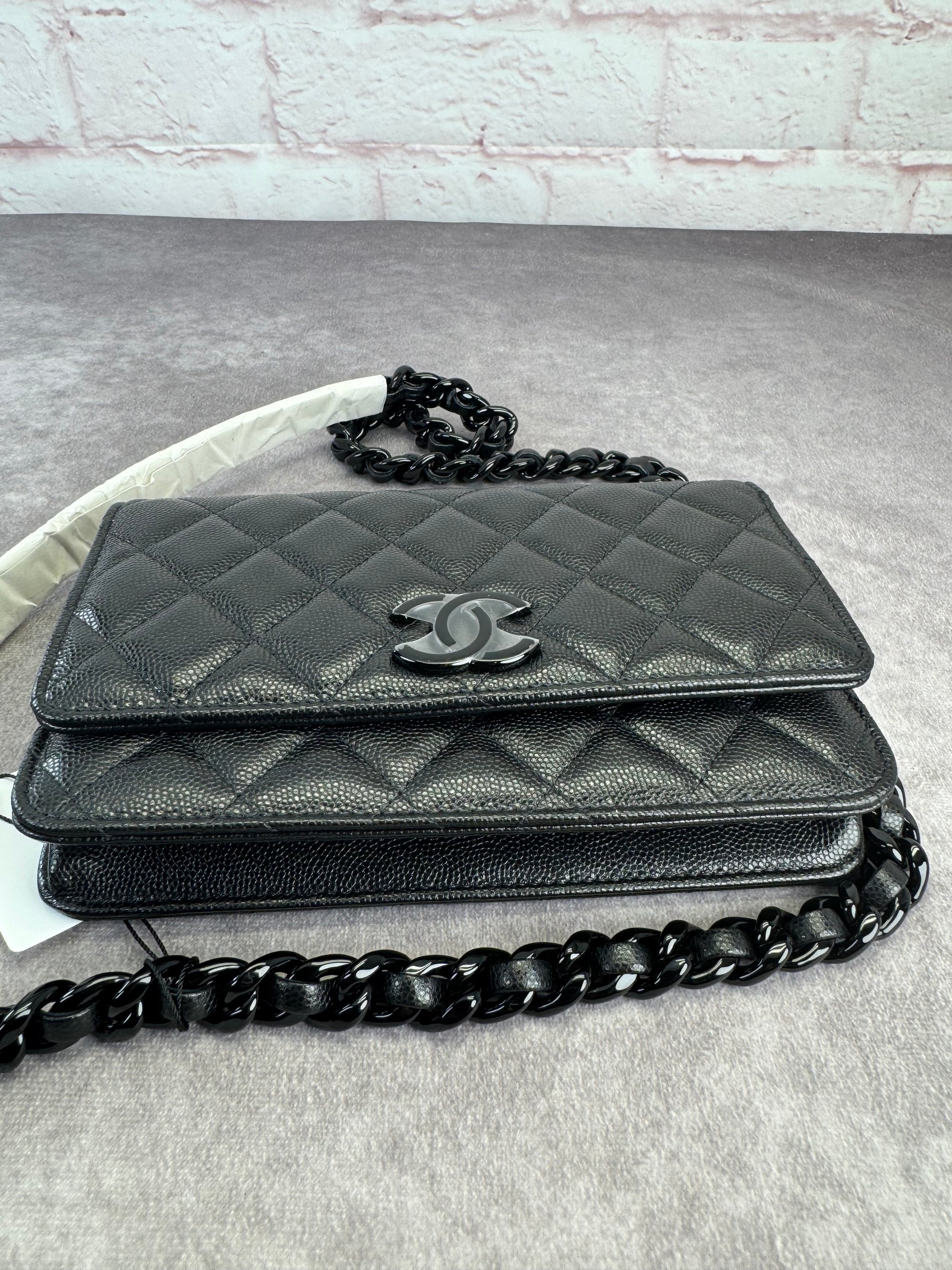 Chanel NEW Caviar My Everything Wallet on a Chain