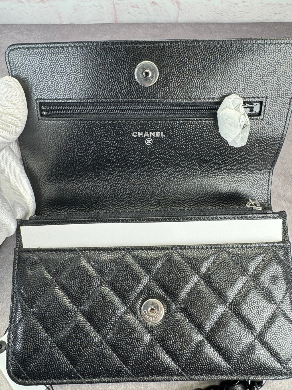 Chanel NEW Caviar My Everything Wallet on a Chain