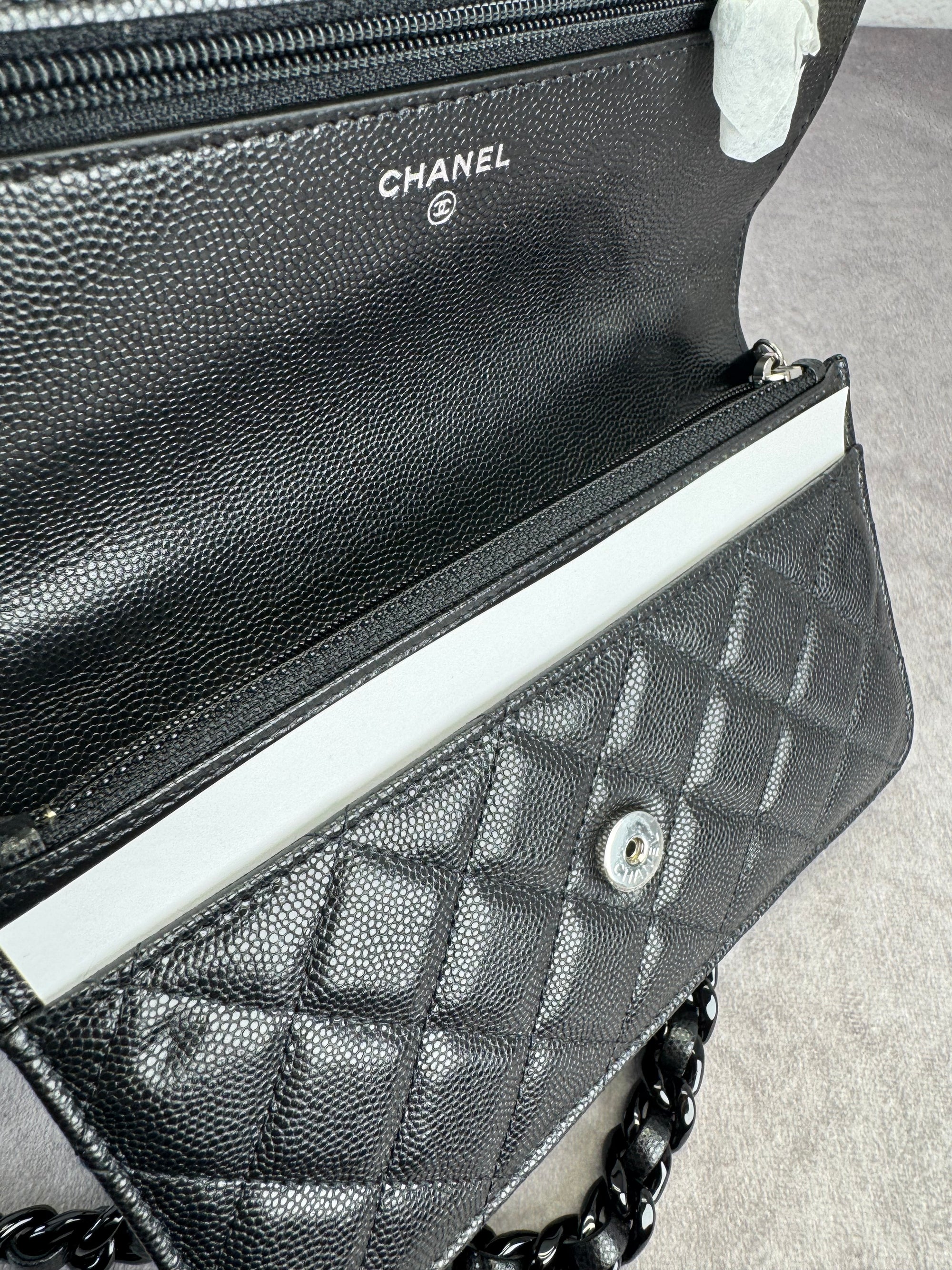 Chanel NEW Caviar My Everything Wallet on a Chain