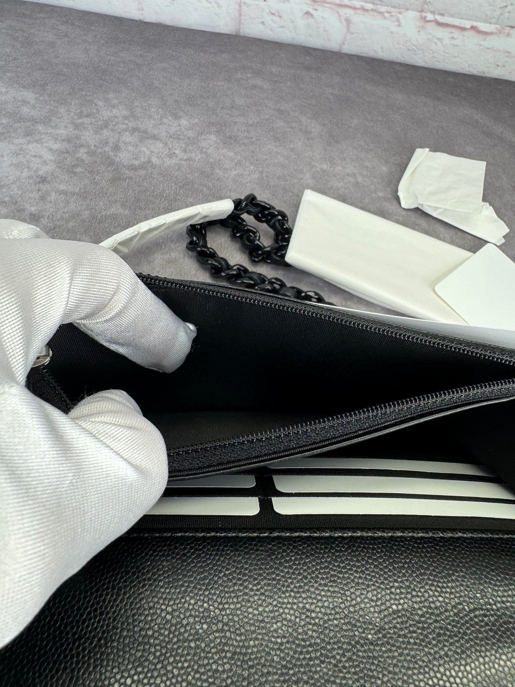 Chanel NEW Caviar My Everything Wallet on a Chain