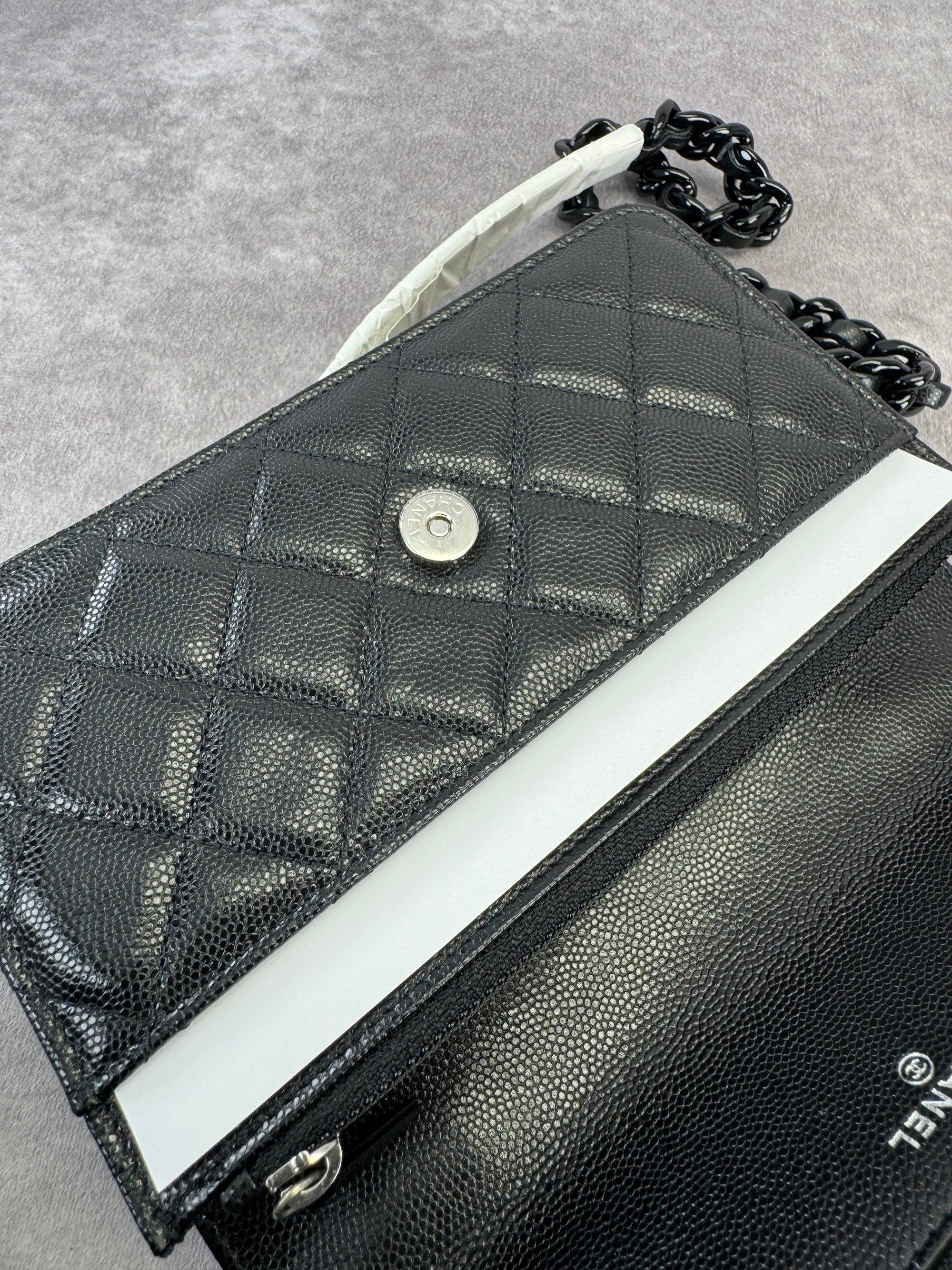 Chanel NEW Caviar My Everything Wallet on a Chain