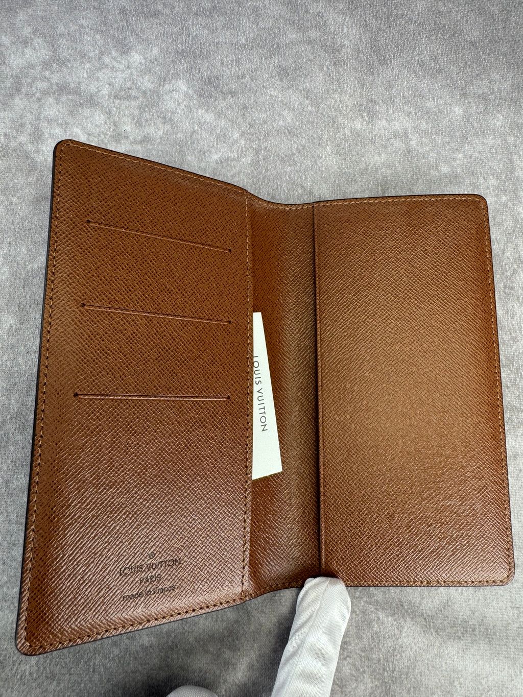 Louis Vuitton Monogram Canvas Card Organizer Checkbook Wallet