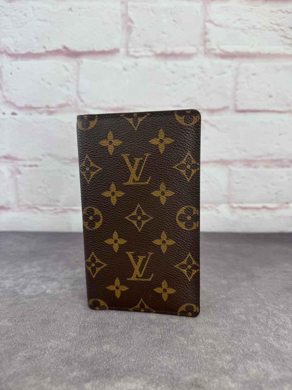 Louis Vuitton Monogram Canvas Card Organizer Checkbook Wallet