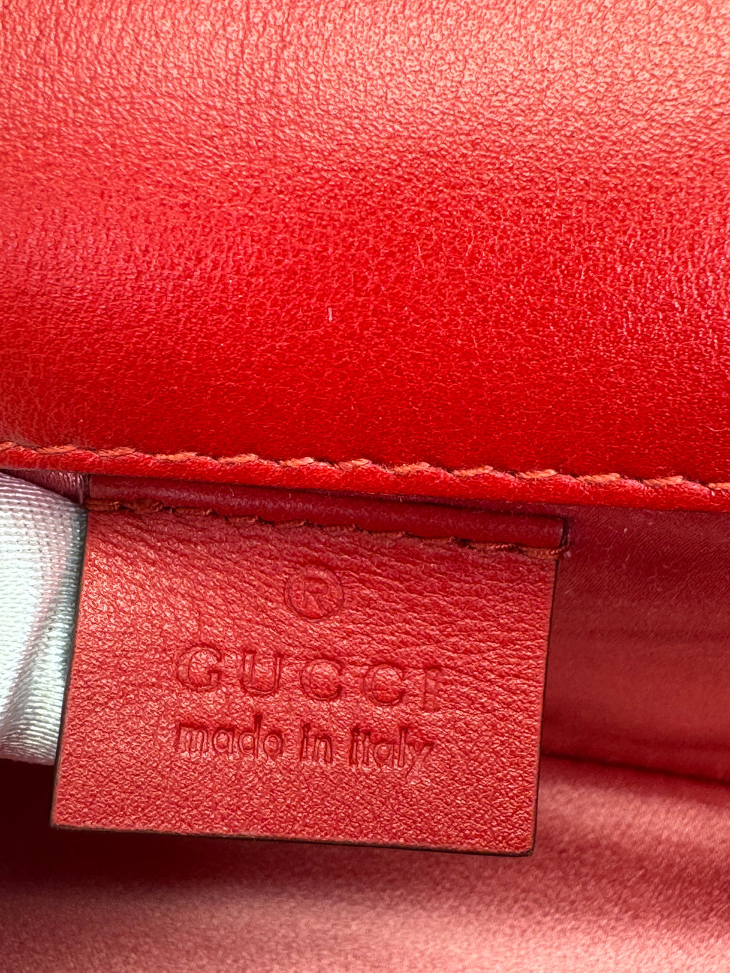 GUCCI Velvet Crystal Square G Shoulder Bag