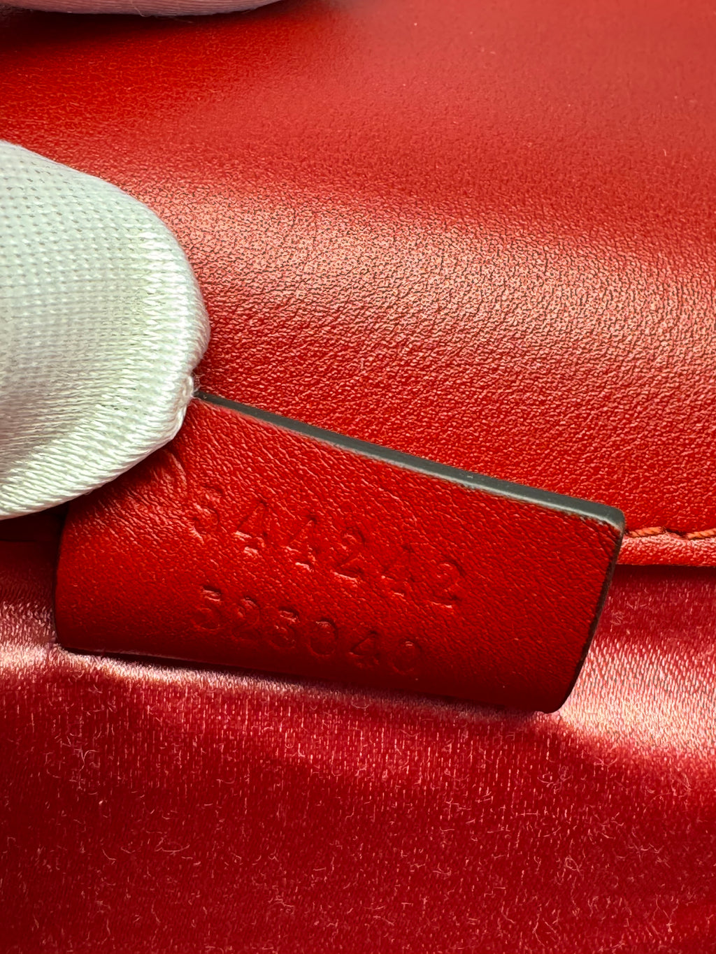 GUCCI Velvet Crystal Square G Shoulder Bag