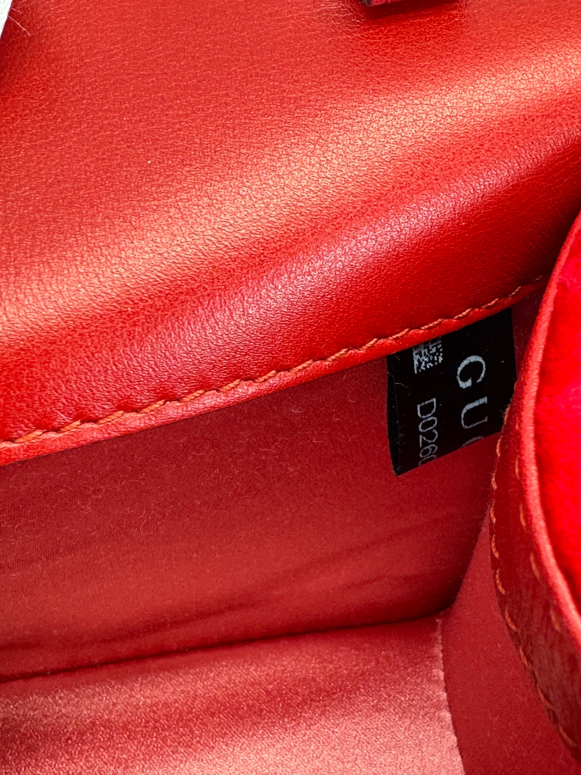 GUCCI Velvet Crystal Square G Shoulder Bag