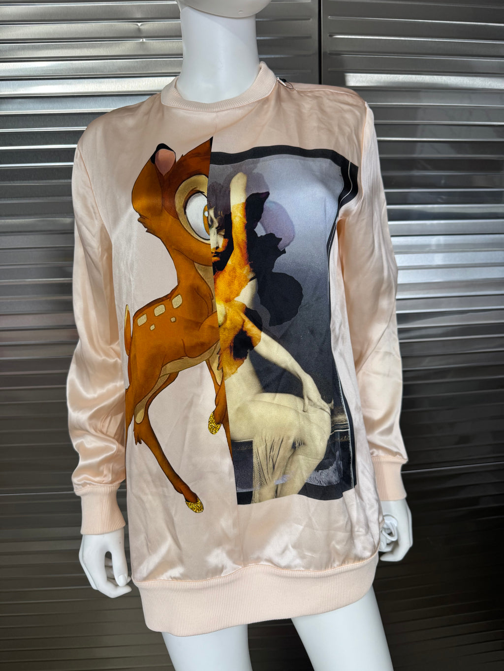 Givenchy Bambi Disney Graphic Silk Lightweight Sweatshirt Pullover