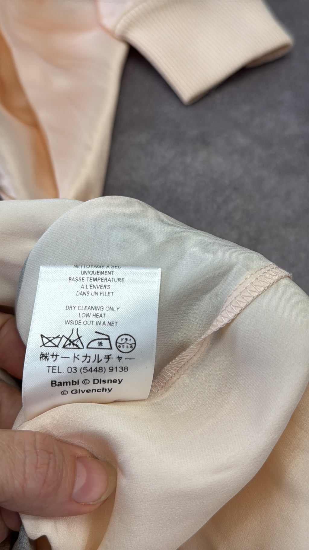 Givenchy Bambi Disney Graphic Silk Lightweight Sweatshirt Pullover