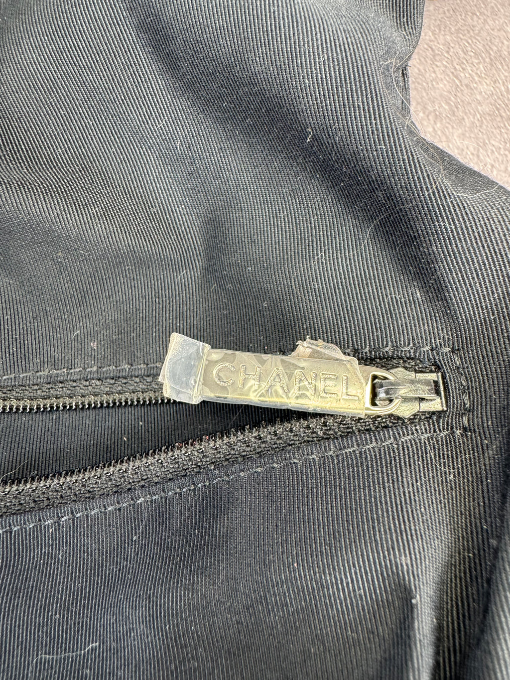 Chanel Gunmetal Leather Chain Me Quilted Bag