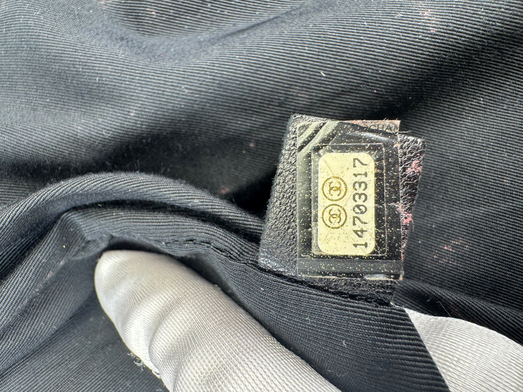 Chanel Gunmetal Leather Chain Me Quilted Bag