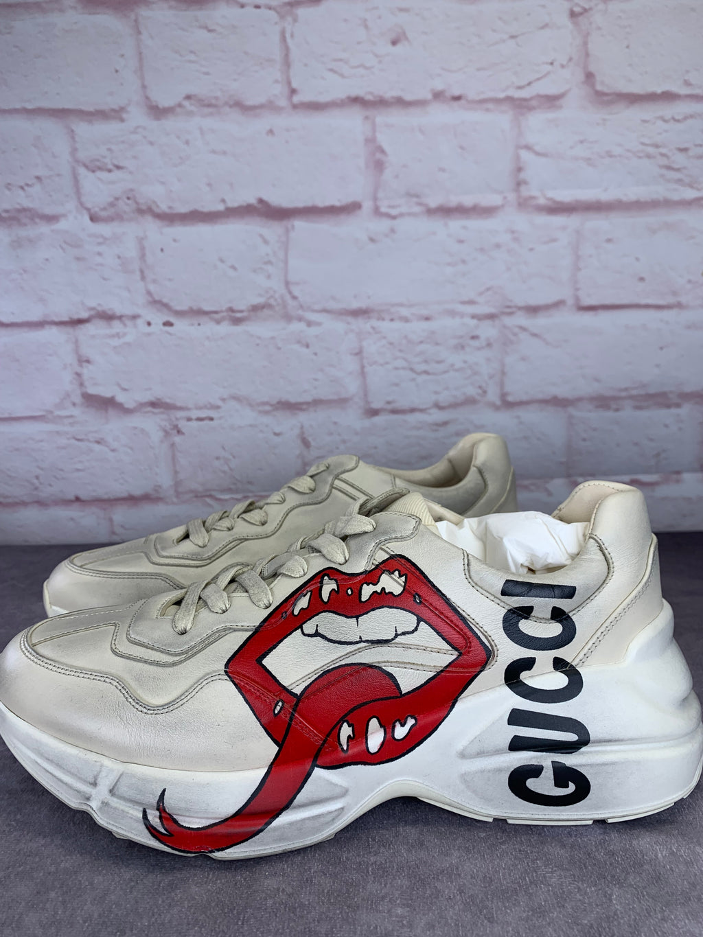 Gucci Rhyton Mouth Low Top Sneakers