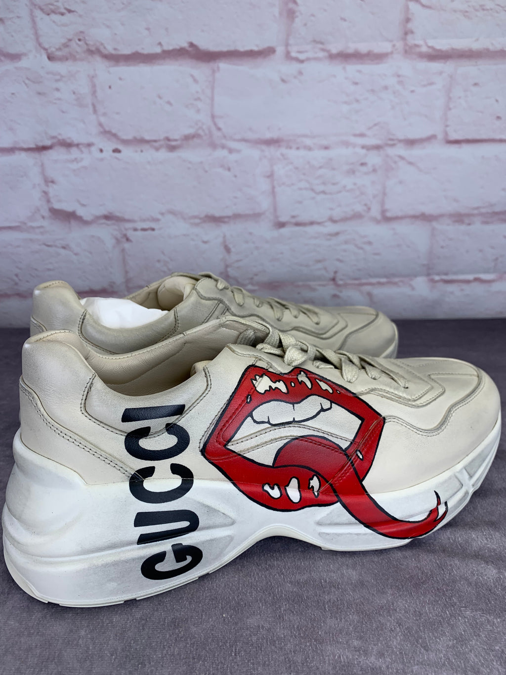 Gucci Rhyton Mouth Low Top Sneakers