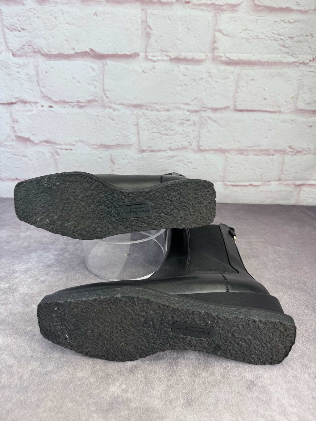 Salvatore Ferragamo Women’s Wyatt Black Leather Boots