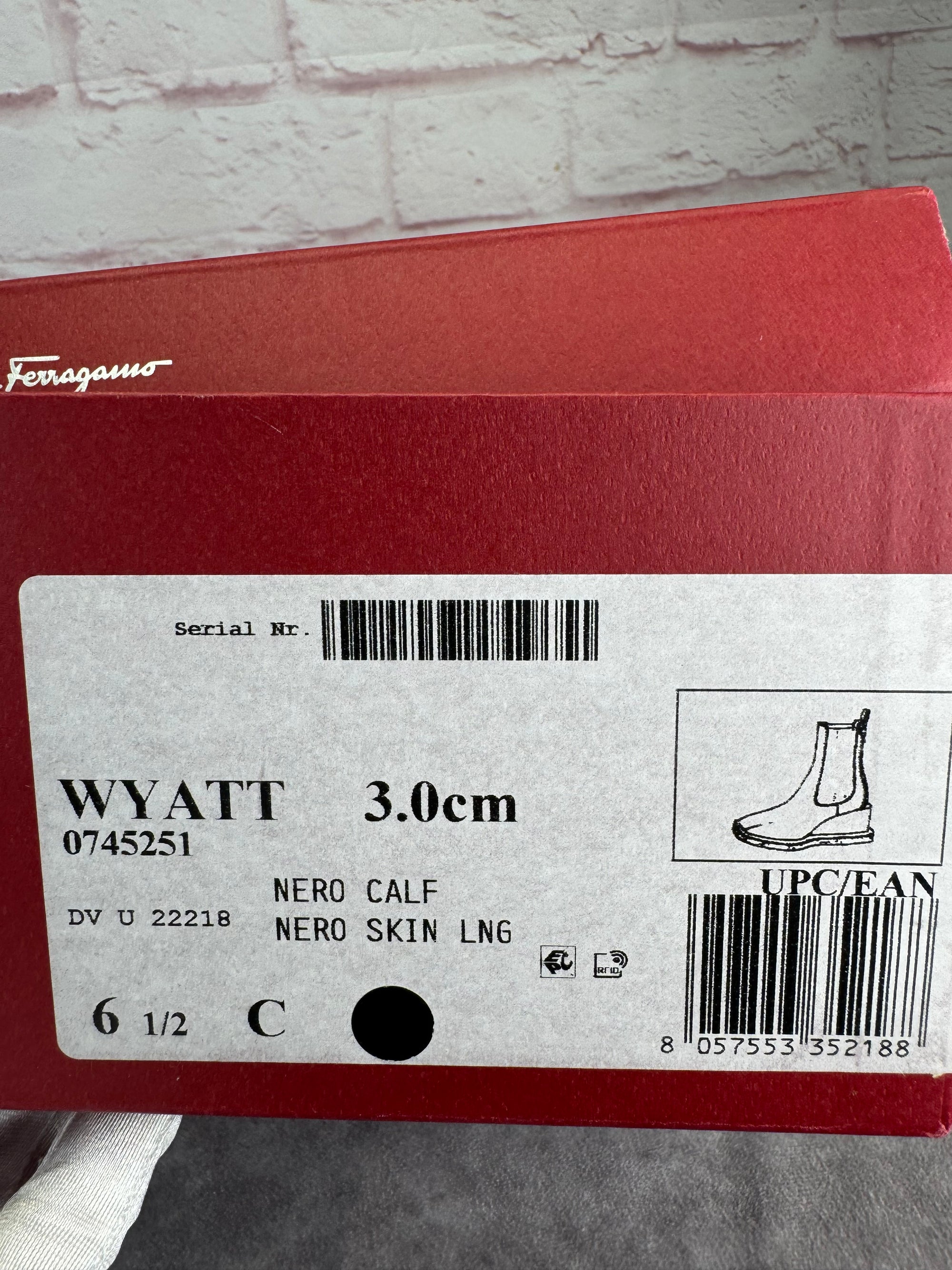 Salvatore Ferragamo Women’s Wyatt Black Leather Boots