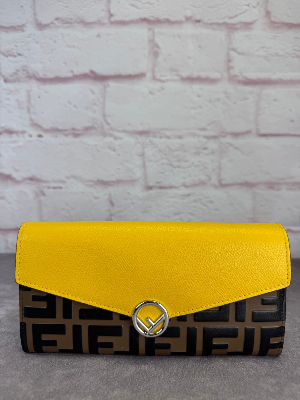 Fendi Yellow F is Fendi Cruise Women's Wallet