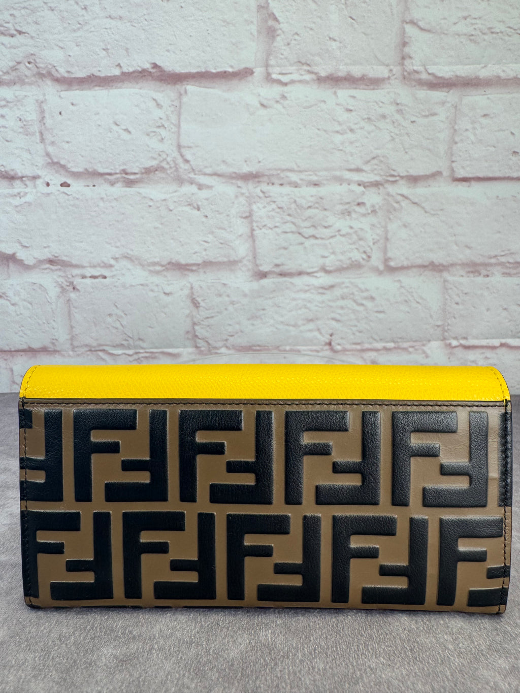 Fendi Yellow F is Fendi Cruise Women's Wallet