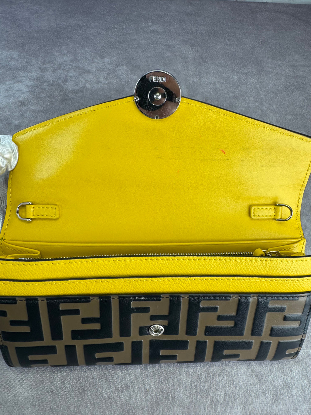 Fendi Yellow F is Fendi Cruise Women's Wallet