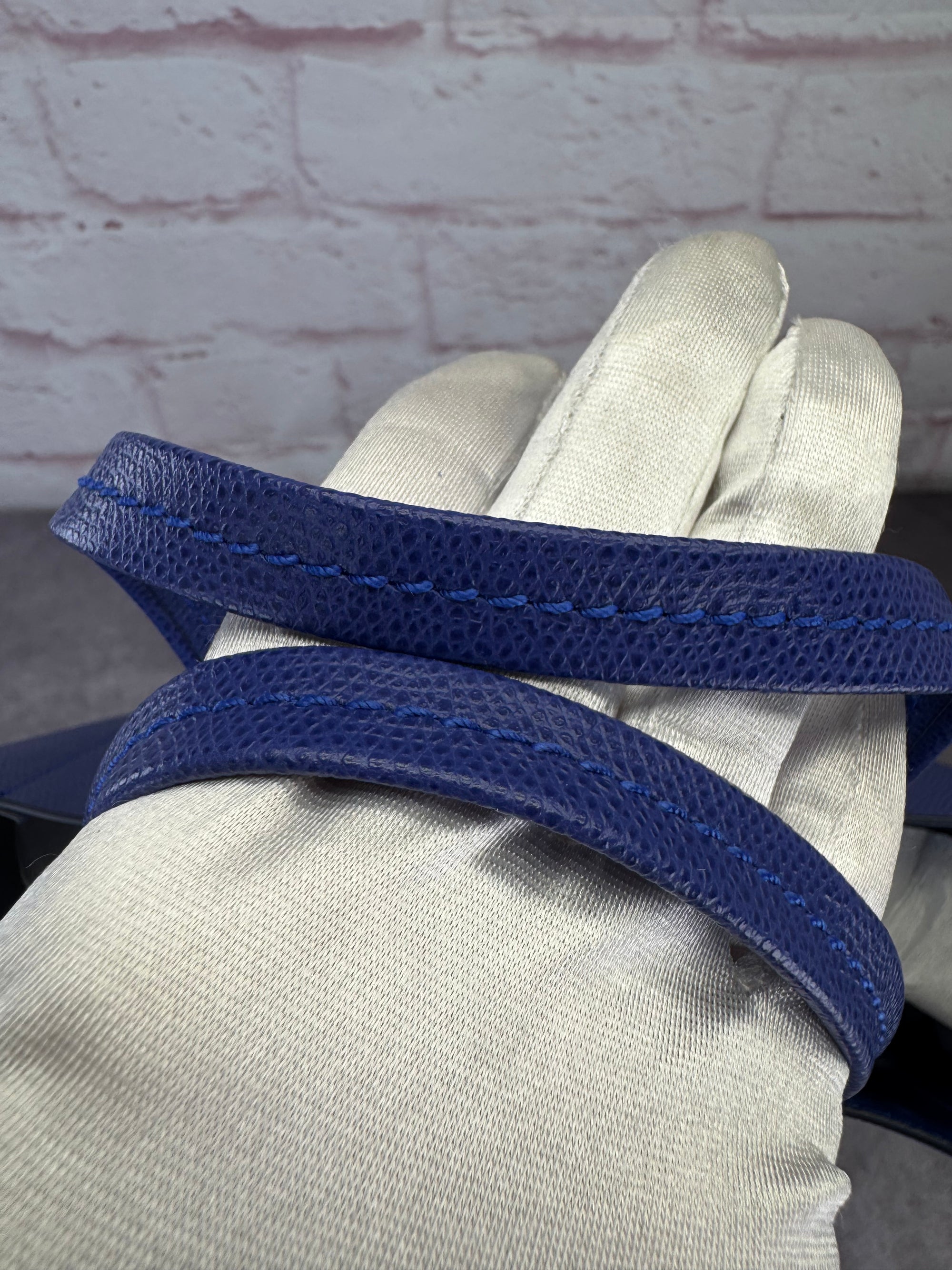 Celine Phantom Small Leather Blue Tote NEW