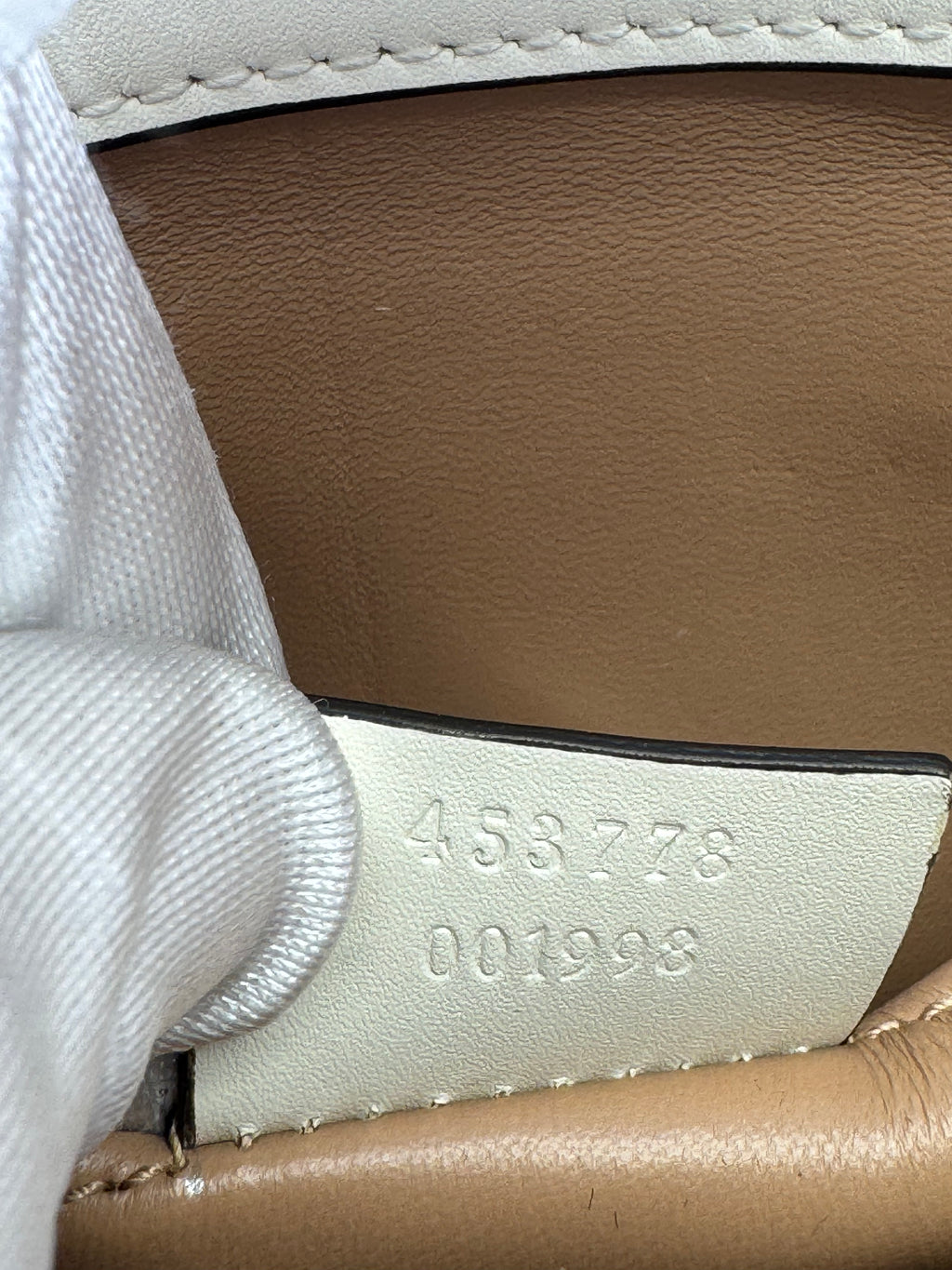 Gucci Queen Margaret Pearl Web Nappa Leather Flap Broadway Bag